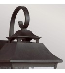 Outdoor wall lamps - Elstead Lighting Galena medium wall lantern - 1 light source IP44 FE-GALENA2-M-SBL - product 2