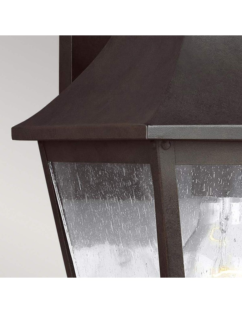 Outdoor wall lamps - Elstead Lighting Galena medium wall lantern - 1 light source IP44 FE-GALENA2-M-SBL - product kolory-swiatla.pl 3