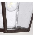 Outdoor wall lamps - Elstead Lighting Galena medium wall lantern - 1 light source IP44 FE-GALENA2-M-SBL - product 4
