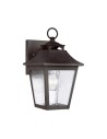 Elstead Lighting Small wall lantern Galena - 1 light source IP44 FE-GALENA2-S-SBL