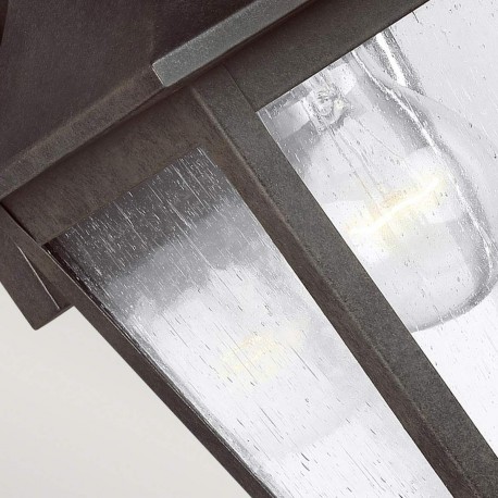 Elstead Lighting Mała latarnia naścienna Galena - 1 źródło światła IP44 FE-GALENA2-S-SBL