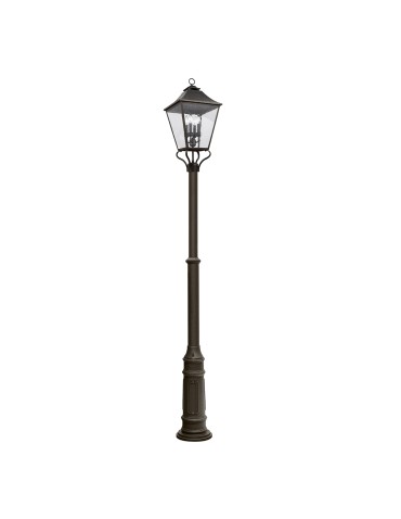 Elstead Lighting Lantern head - 4 light sources Galena IP44 FE-GALENA5-XL-SBL