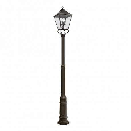 Elstead Lighting Głowica latarni – 4 źródła światła Galena IP44 FE-GALENA5-XL-SBL