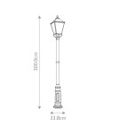 Outdoor lanterns - Elstead Lighting Lantern head - 4 light sources Galena IP44 FE-GALENA5-XL-SBL - product 6