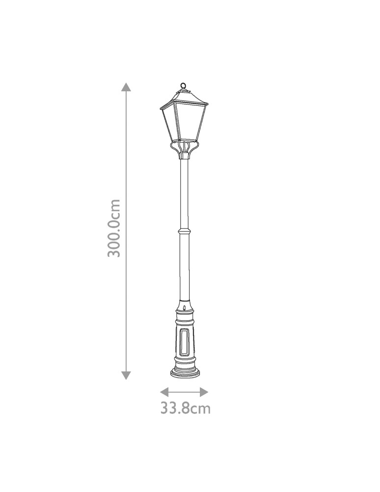 Outdoor lanterns - Elstead Lighting Lantern head - 4 light sources Galena IP44 FE-GALENA5-XL-SBL - product kolory-swiatla.pl 6