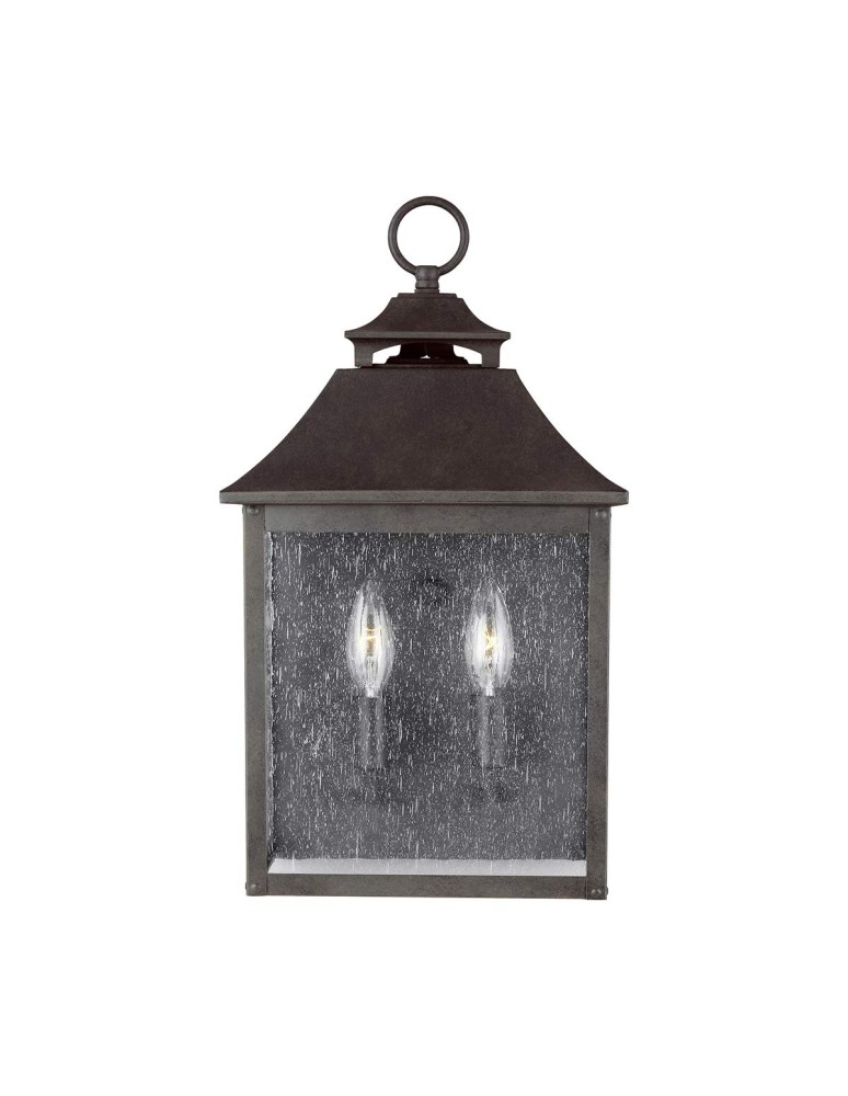 Outdoor wall lamps - Elstead Lighting Galena wall lantern - 2 light sources IP44 FE-GALENA7-SBL - product kolory-swiatla.pl 1