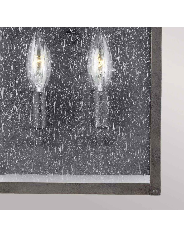 Outdoor wall lamps - Elstead Lighting Galena wall lantern - 2 light sources IP44 FE-GALENA7-SBL - product kolory-swiatla.pl 3