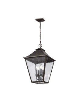 Elstead Lighting Latarnia wisząca Galena - 4 źródła światła IP44 FE-GALENA8-XL-SBL