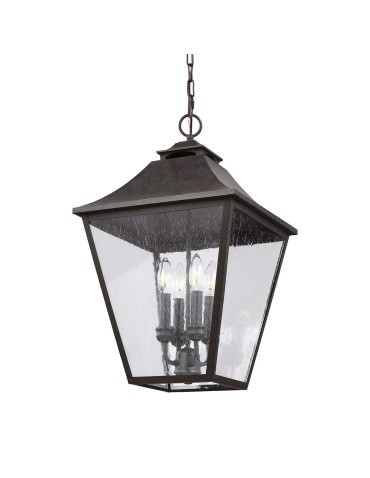 Elstead Lighting Galena pendant lantern - 4 light sources IP44 FE-GALENA8-XL-SBL - product 2