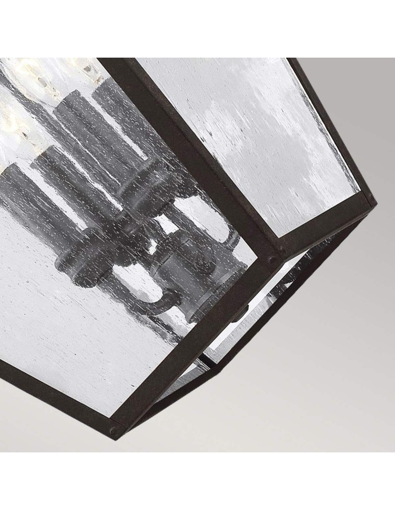 Elstead Lighting Galena pendant lantern - 4 light sources IP44 FE-GALENA8-XL-SBL