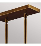 Pendant lamps - Elstead Lighting Hobson pendant lamp - 3 light sources - Aged brass FE-HOBSON-3P-AB - product 2