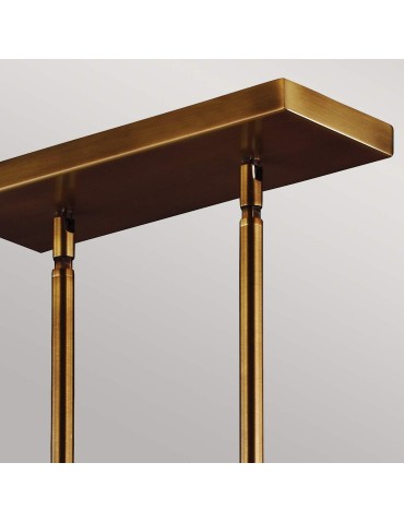 Elstead Lighting Hobson pendant lamp - 3 light sources - Aged brass FE-HOBSON-3P-AB - product 2