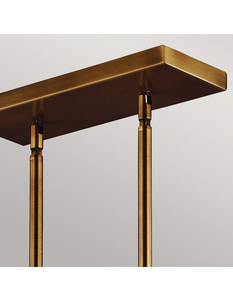 Pendant lamps - Elstead Lighting Hobson pendant lamp - 3 light sources - Aged brass FE-HOBSON-3P-AB - product kolory-swiatla.pl 2