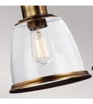 Pendant lamps - Elstead Lighting Hobson pendant lamp - 3 light sources - Aged brass FE-HOBSON-3P-AB - product 4