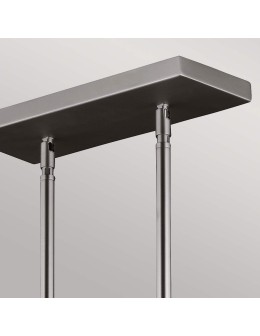 Elstead Lighting Lampa wisząca Hobson - 3 źródła światła - Satynowy nikiel FE-HOBSON-3P-SN - produkt 2