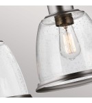 Elstead Lighting Lampa wisząca Hobson - 3 źródła światła - Satynowy nikiel FE-HOBSON-3P-SN