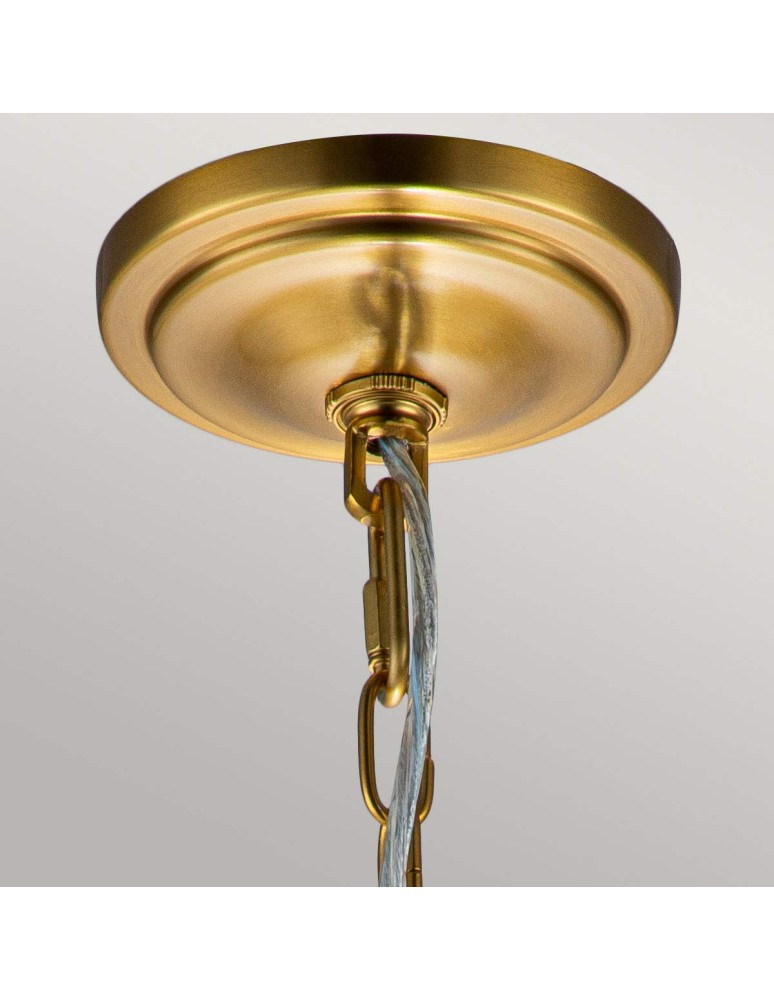 Elstead Lighting Lampa wisząca Hounslow - 1 źródło światła - Oksydowany mosiądz FE-HOUNSLOW-P-BB