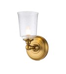 Bathroom wall lamps - Elstead Lighting Huguenot Lake wall lamp - 1 light source - Oxidized brass IP44 FE-HUGOLAKE1BATH-BB - product 1