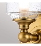 Elstead Lighting Kinkiet Huguenot Lake - 1 źródło światła - Oksydowany mosiądz IP44 FE-HUGOLAKE1BATH-BB