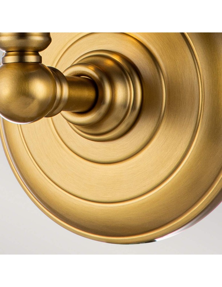 Elstead Lighting Kinkiet Huguenot Lake - 1 źródło światła - Oksydowany mosiądz IP44 FE-HUGOLAKE1BATH-BB