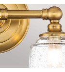 Bathroom wall lamps - Elstead Lighting Huguenot Lake wall lamp - 2 light sources - Oxidized brass IP44 FE-HUGOLAKE2BATH-BB - product 3