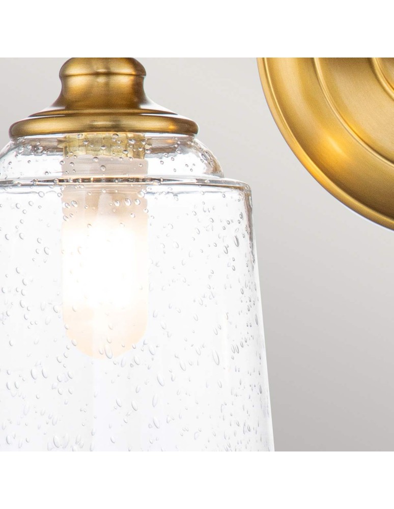 Elstead Lighting Kinkiet Huguenot Lake - 2 źródła światła - Oksydowany mosiądz IP44 FE-HUGOLAKE2BATH-BB