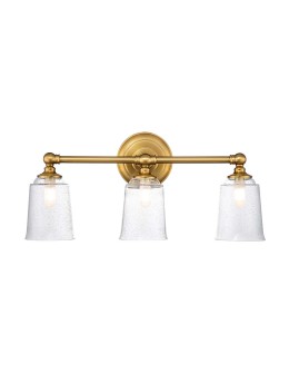 Elstead Lighting Huguenot Lake wall lamp - 3 light sources - Oxidized brass IP44 FE-HUGOLAKE3BATH-BB