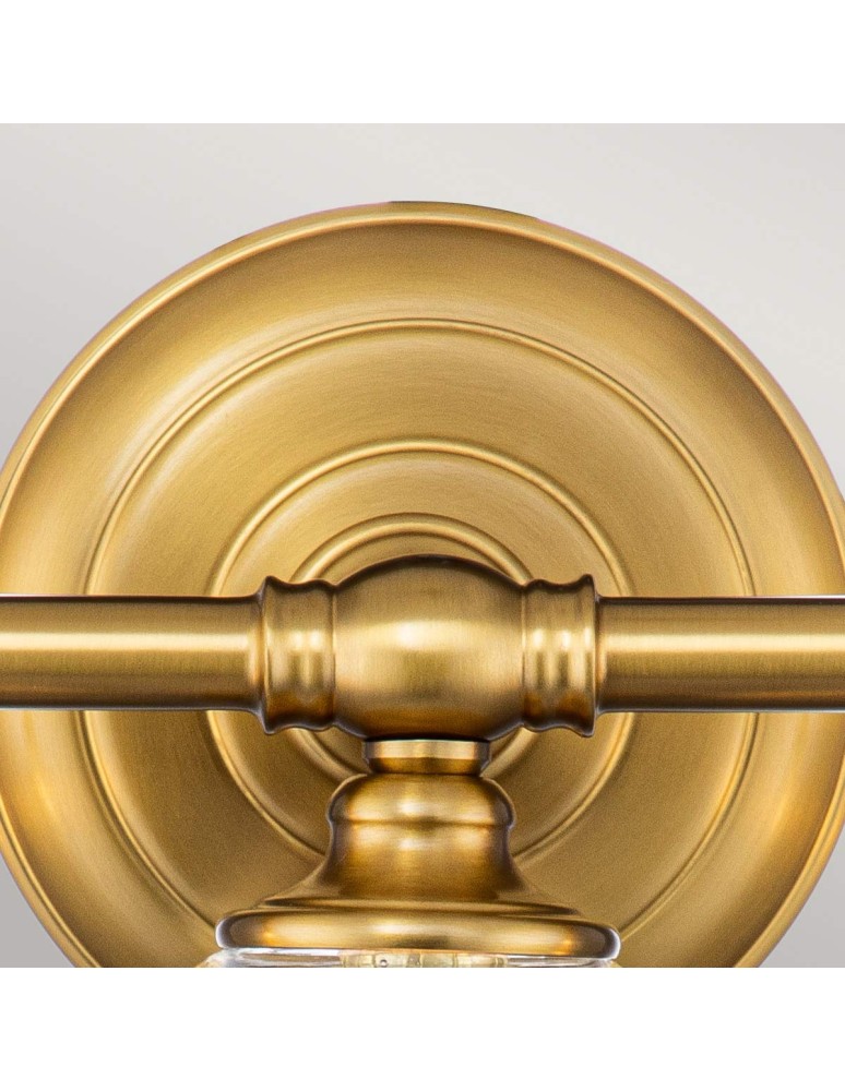 Bathroom wall lamps - Elstead Lighting Huguenot Lake wall lamp - 3 light sources - Oxidized brass IP44 FE-HUGOLAKE3BATH-BB - product kolory-swiatla.pl 3