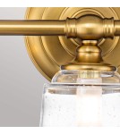 Bathroom wall lamps - Elstead Lighting Huguenot Lake wall lamp - 3 light sources - Oxidized brass IP44 FE-HUGOLAKE3BATH-BB - product 5