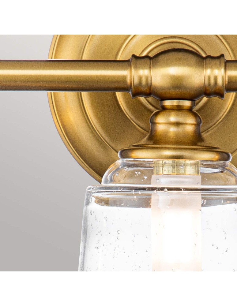 Bathroom wall lamps - Elstead Lighting Huguenot Lake wall lamp - 3 light sources - Oxidized brass IP44 FE-HUGOLAKE3BATH-BB - product kolory-swiatla.pl 5