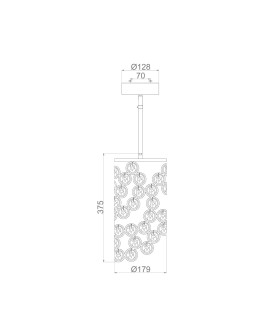 Elstead Lighting Mała lampa wisząca Lexi - 1 źródło światła FE-LEXI-MP - produkt 2