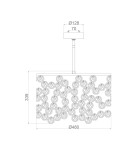 Elstead Lighting Lampa wisząca Lexi - 3 źródła światła FE-LEXI-P