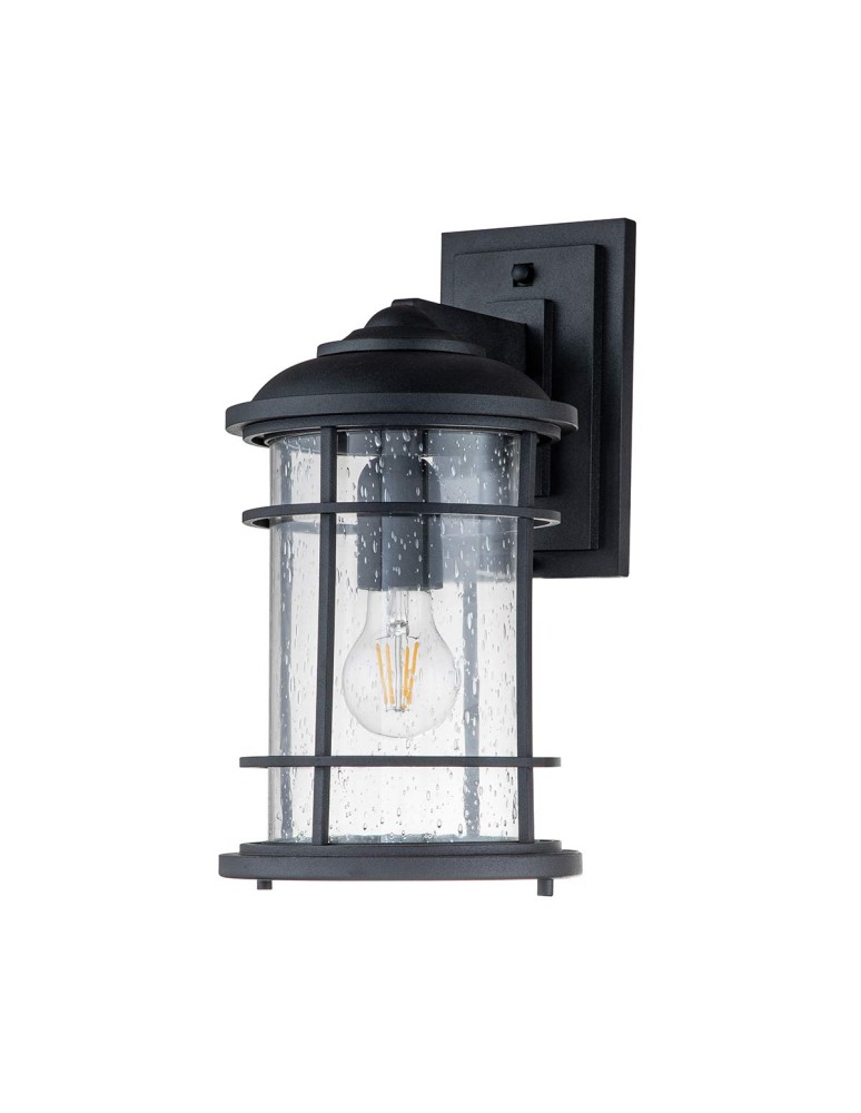 Outdoor wall lamps - Elstead Lighting Medium Lighthouse wall lantern - 1 light source - Textured black IP44 FE-LIGHTHOUSE2-M-BLK - product kolory-swiatla.pl 2