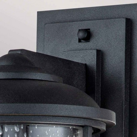 Elstead Lighting Średnia latarnia naścienna Lighthouse - 1 źródło światła - Teksturowana czerń IP44 FE-LIGHTHOUSE2-M-BLK