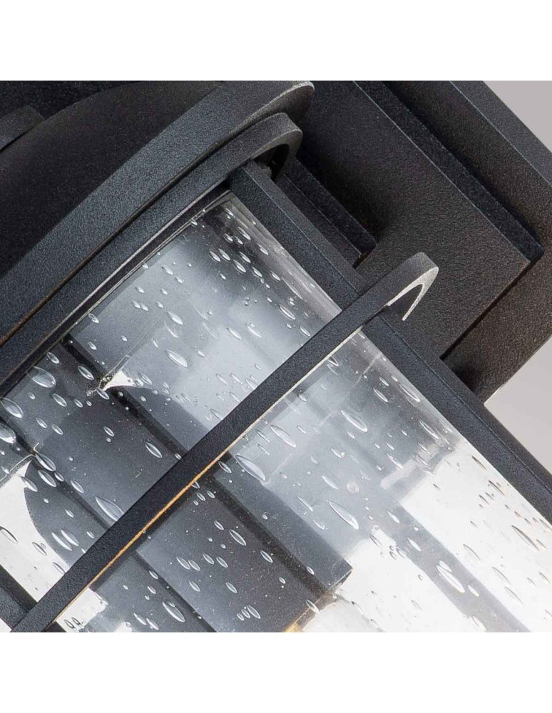 Outdoor wall lamps - Elstead Lighting Medium Lighthouse wall lantern - 1 light source - Textured black IP44 FE-LIGHTHOUSE2-M-BLK - product kolory-swiatla.pl 4