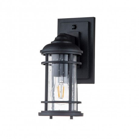 Elstead Lighting Mała latarnia naścienna Lighthouse - 1 źródło światła - Teksturowana czerń IP44 FE-LIGHTHOUSE2-S-BLK