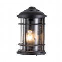 Elstead Lighting Latarnia naścienna Lighthouse - 1 źródło światła - Teksturowana czerń IP44 FE-LIGHTHOUSE-7-BLK