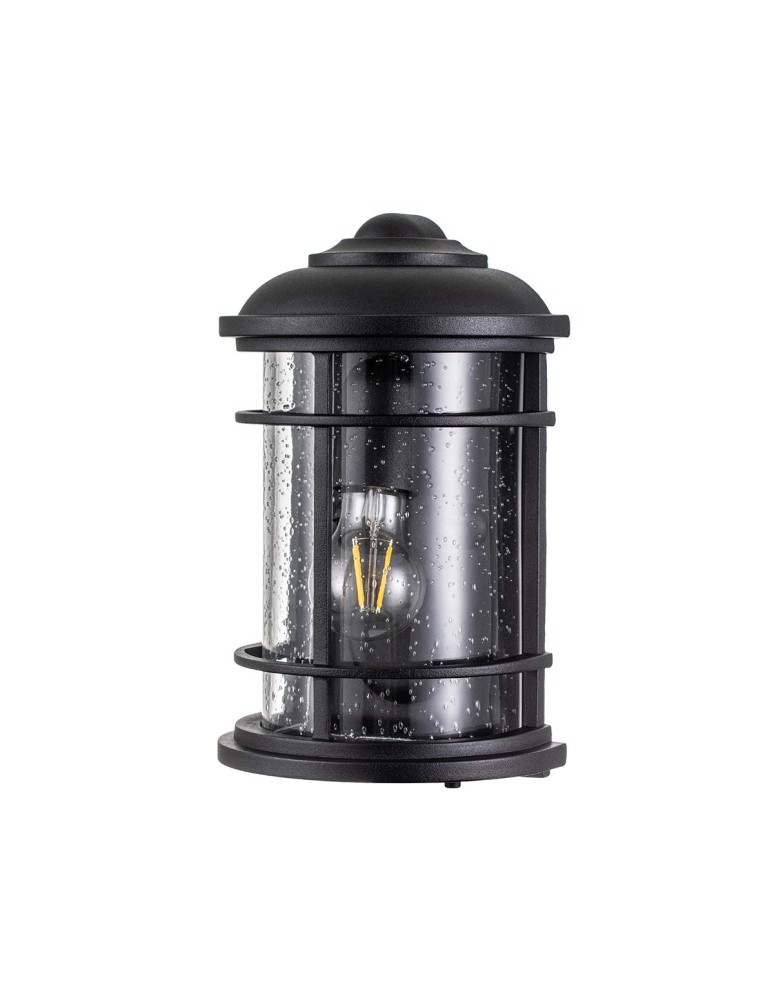Outdoor wall lamps - Elstead Lighting Lighthouse wall lantern - 1 light source - Textured black IP44 FE-LIGHTHOUSE-7-BLK - product kolory-swiatla.pl 2