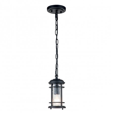 Elstead Lighting Latarnia wisząca Lighthouse - 1 źródło światła - Teksturowana czerń IP44 FE-LIGHTHOUSE8-S-BLK