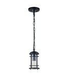 Outdoor pendant lamps - Elstead Lighting Lighthouse pendant lantern - 1 light source - Textured black IP44 FE-LIGHTHOUSE8-S-BLK - product 2