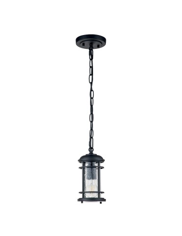 Elstead Lighting Lighthouse pendant lantern - 1 light source - Textured black IP44 FE-LIGHTHOUSE8-S-BLK - product 2