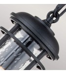 Outdoor pendant lamps - Elstead Lighting Lighthouse pendant lantern - 1 light source - Textured black IP44 FE-LIGHTHOUSE8-S-BLK - product 3