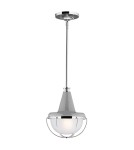 Elstead Lighting Lampa wisząca Livingston - 1 źródło światła FE-LIVINGSTON-P-S
