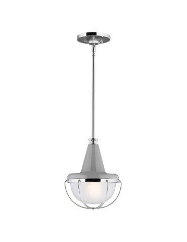 Elstead Lighting Lampa wisząca Livingston - 1 źródło światła FE-LIVINGSTON-P-S