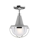Elstead Lighting Lampa wisząca Livingston - 1 źródło światła FE-LIVINGSTON-P-S