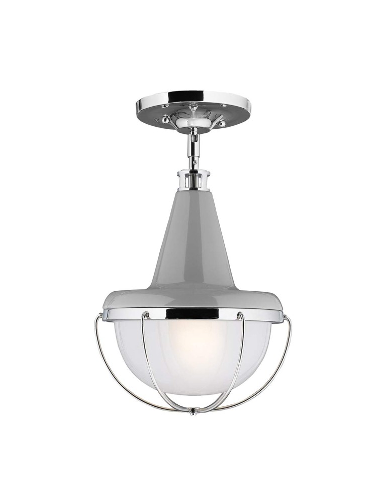 Elstead Lighting Lampa wisząca Livingston - 1 źródło światła FE-LIVINGSTON-P-S