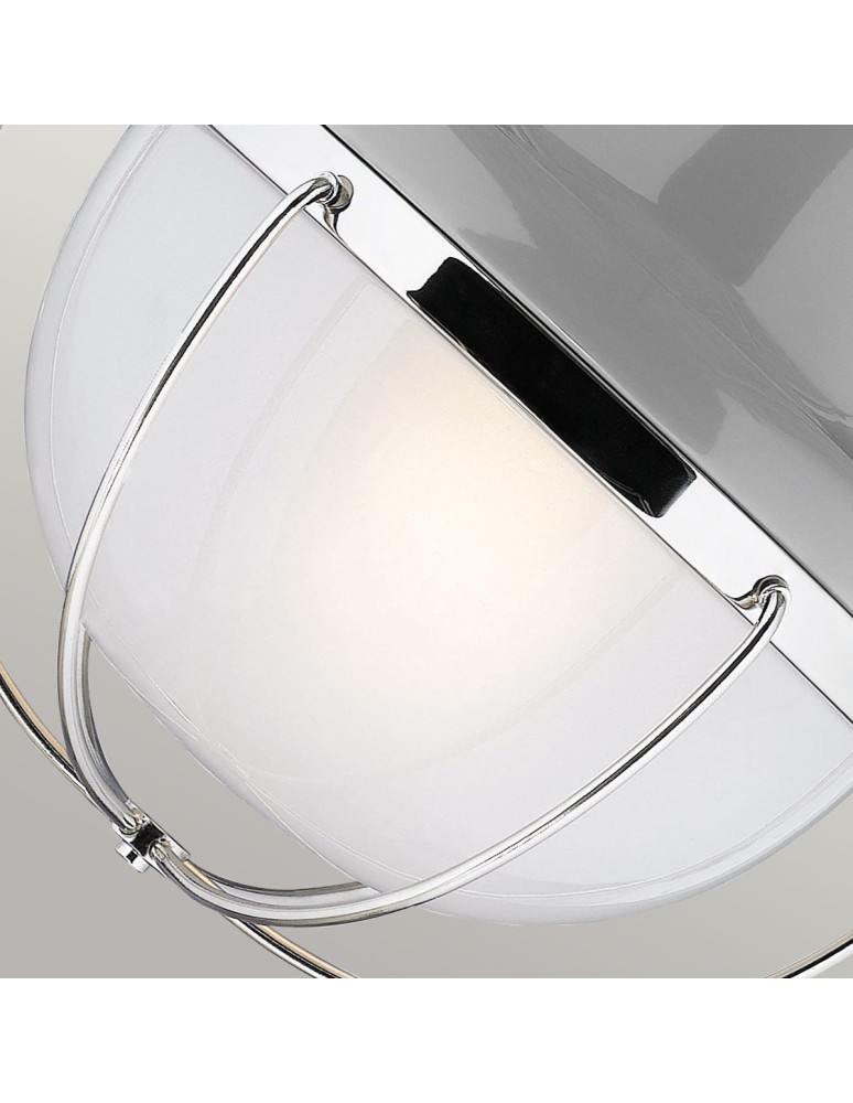 Elstead Lighting Lampa wisząca Livingston - 1 źródło światła FE-LIVINGSTON-P-S