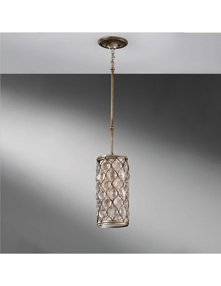 Elstead Lighting Mała lampa wisząca Lucia - 1 źródło światła FE-LUCIA-P-D
