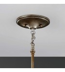 Elstead Lighting Mała lampa wisząca Lucia - 1 źródło światła FE-LUCIA-P-D