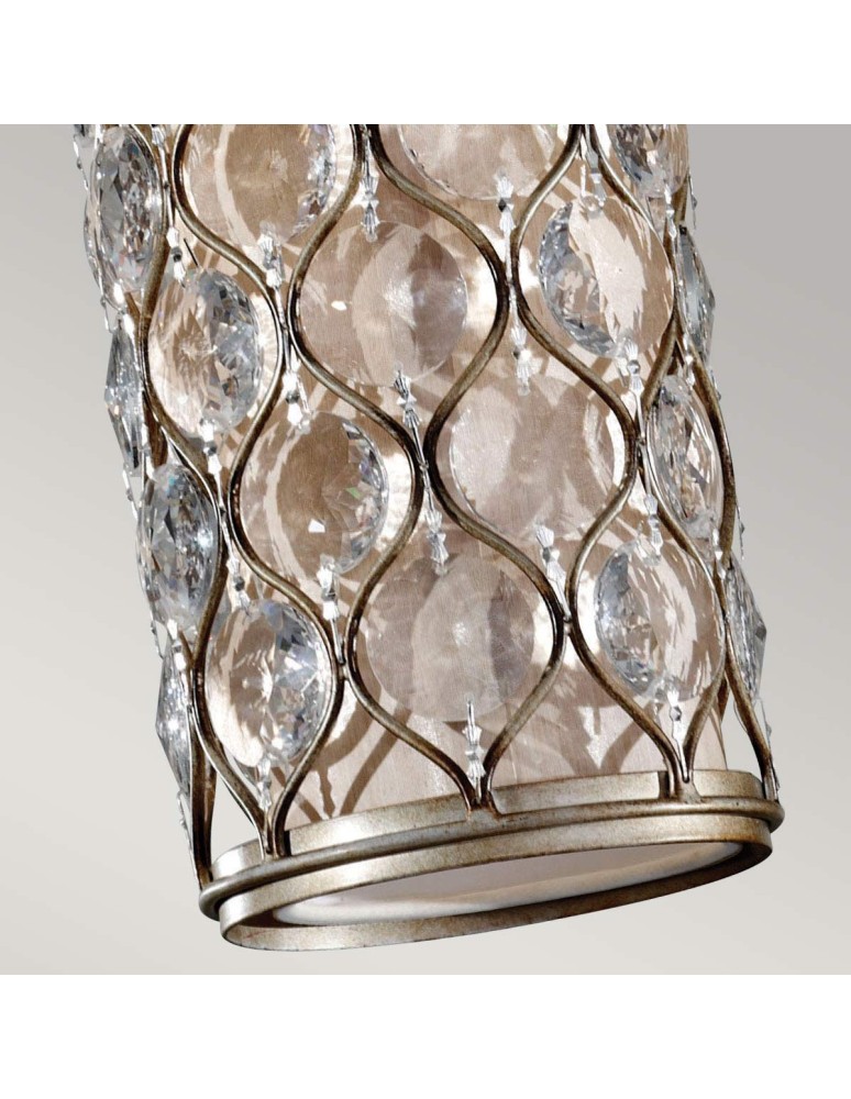 Elstead Lighting Mała lampa wisząca Lucia - 1 źródło światła FE-LUCIA-P-D